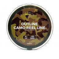 Avid Carp Vlasec Outline Camo Reel Line - 1000 m 0,31 mm 5,4 kg 12 lb
